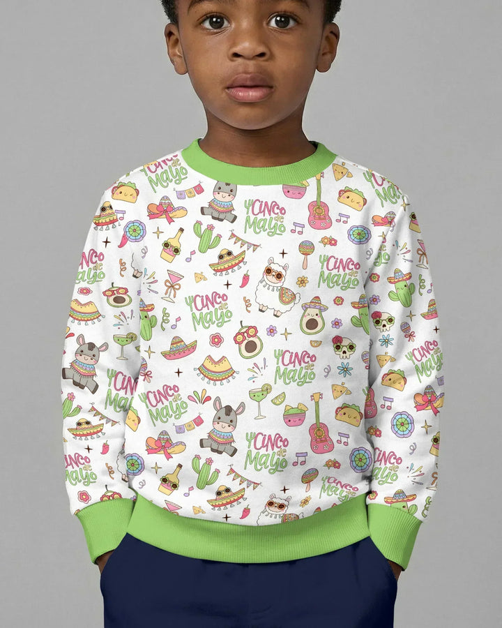 Cinco de Mayo Fiesta Bamboo Crewneck Sweatshirt