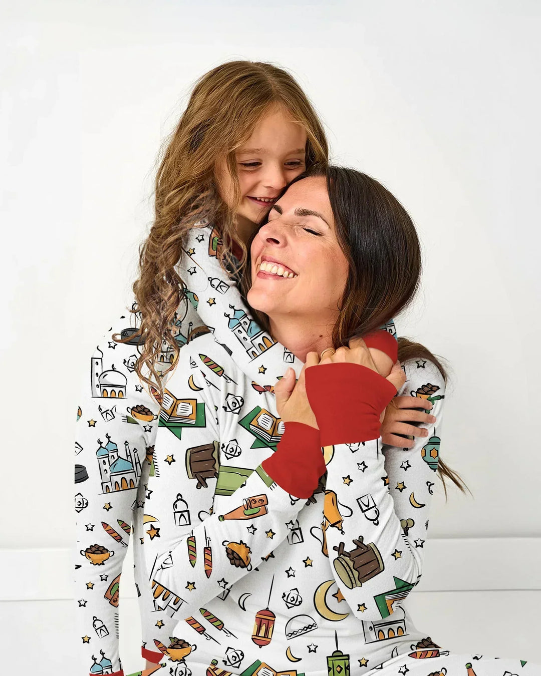 Ramadan Blessings Family Matching Bamboo Two Piece Long Sleeve Pajama Set