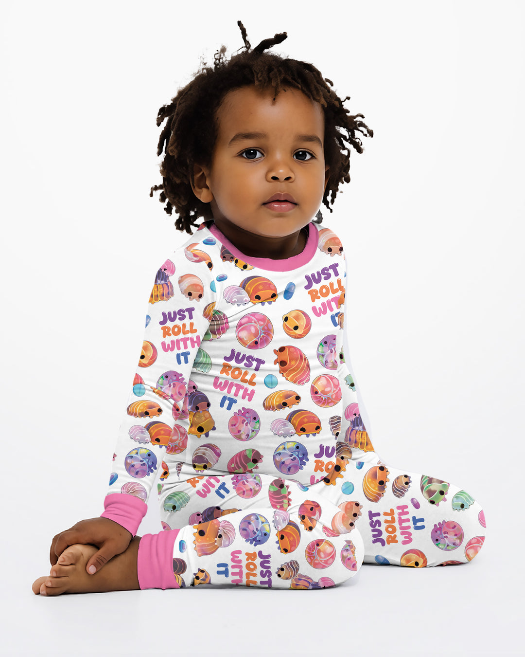 Just Roll With It Bamboo Two Piece Long Sleeve Pajama Set
