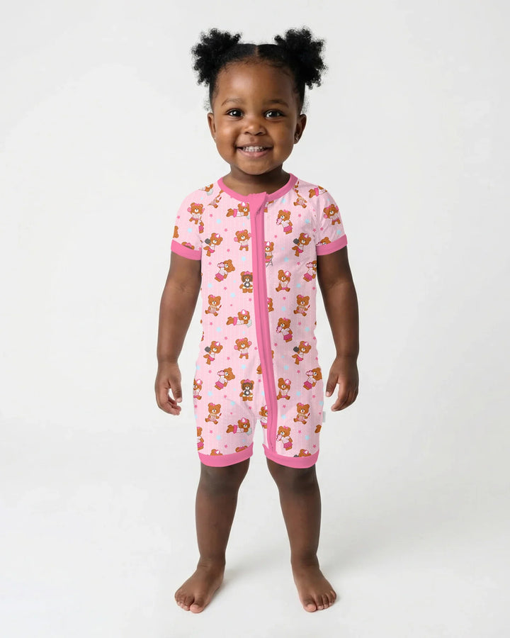 Born To Play Baseball Bamboo Shorty Zippy
