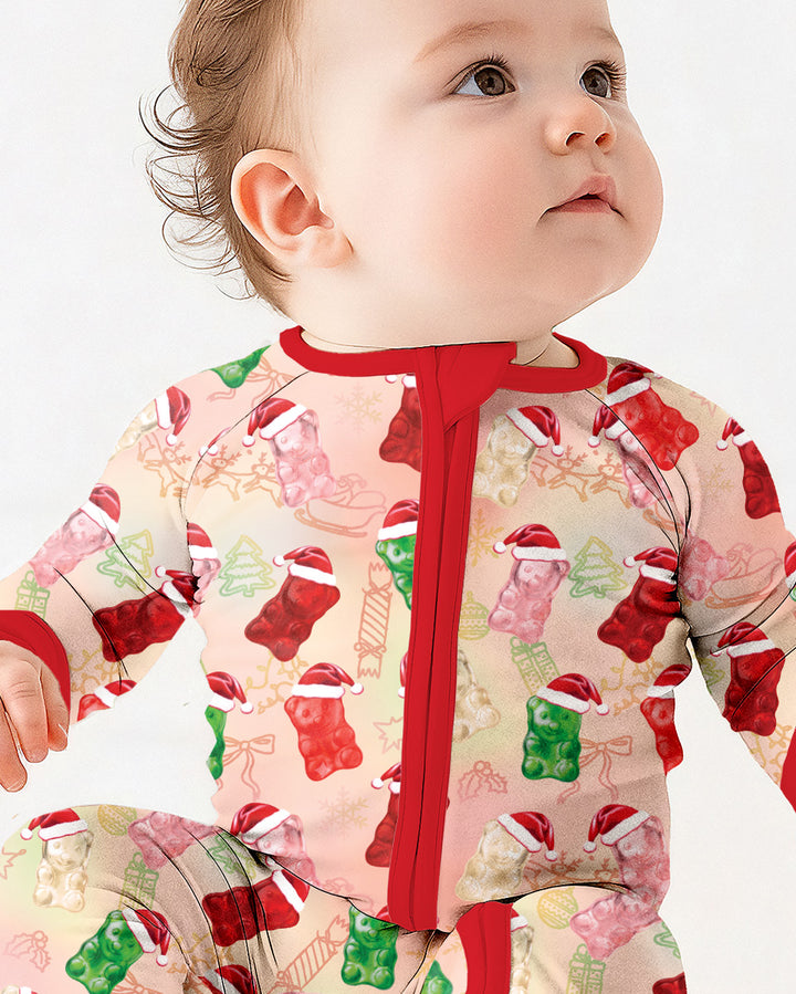 Gummy Bear Santa Christmas Bamboo Convertible Zippy