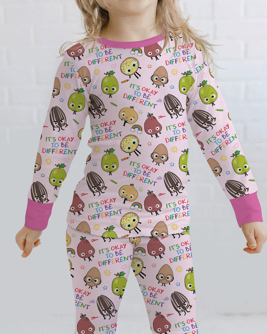 Nutty Little Friends Bamboo Two Piece Long Sleeve Pajama Set