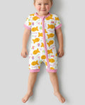 Cheesy Fishies Family Matching Bamboo Shorty Zippy