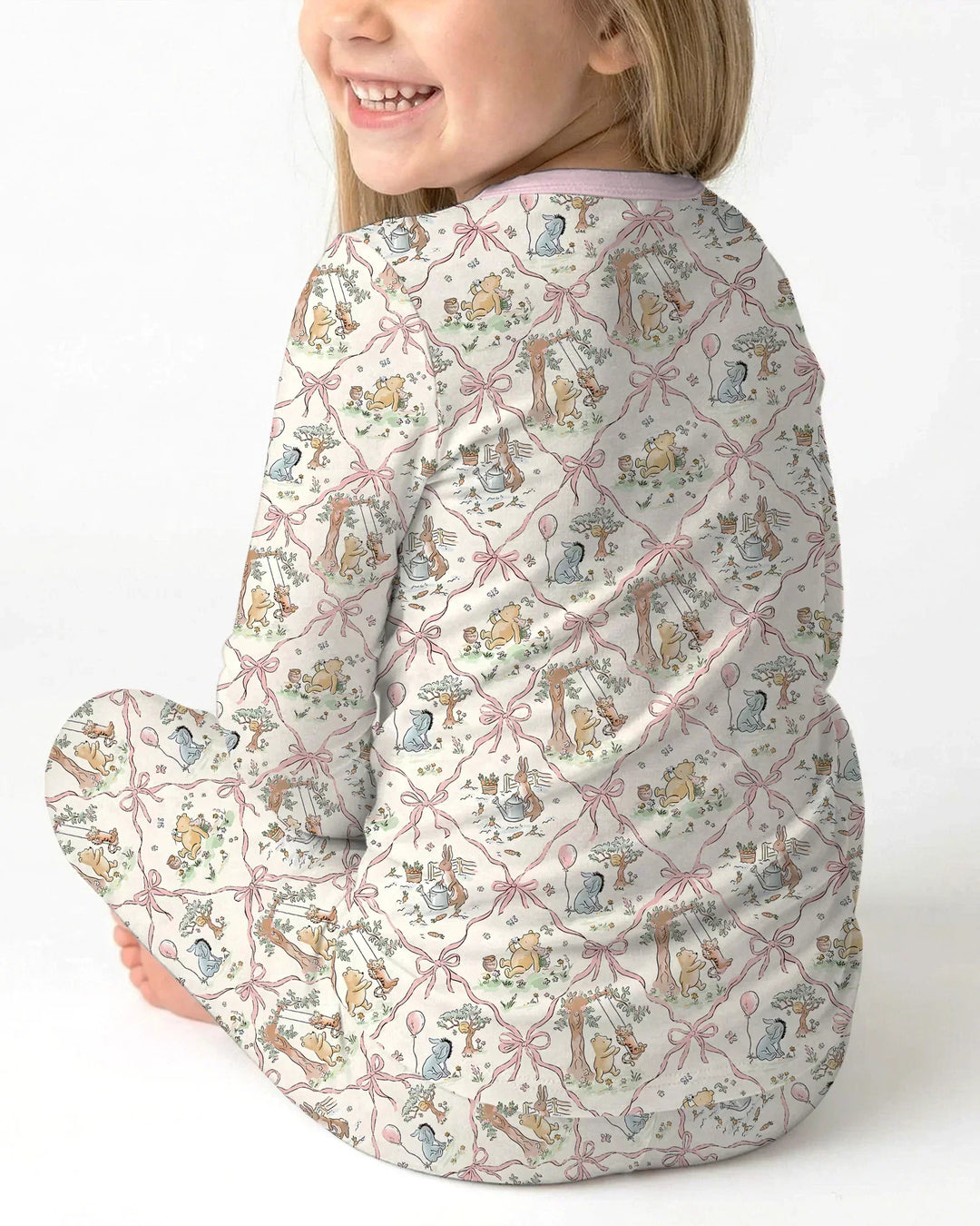 Spring Meadow Friends Bamboo Two Piece Long Sleeve Pajama Set