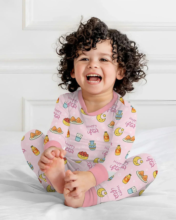 Iftar Party Bamboo Two Piece Long Sleeve Pajama Set