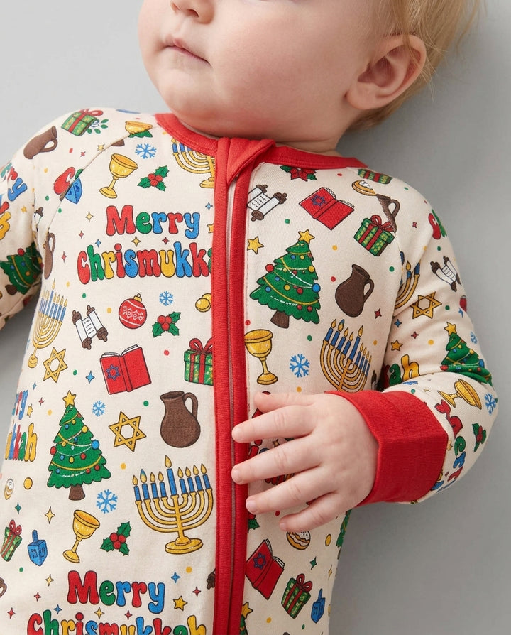 Merry Chrismukkah Bamboo Convertible Zippy