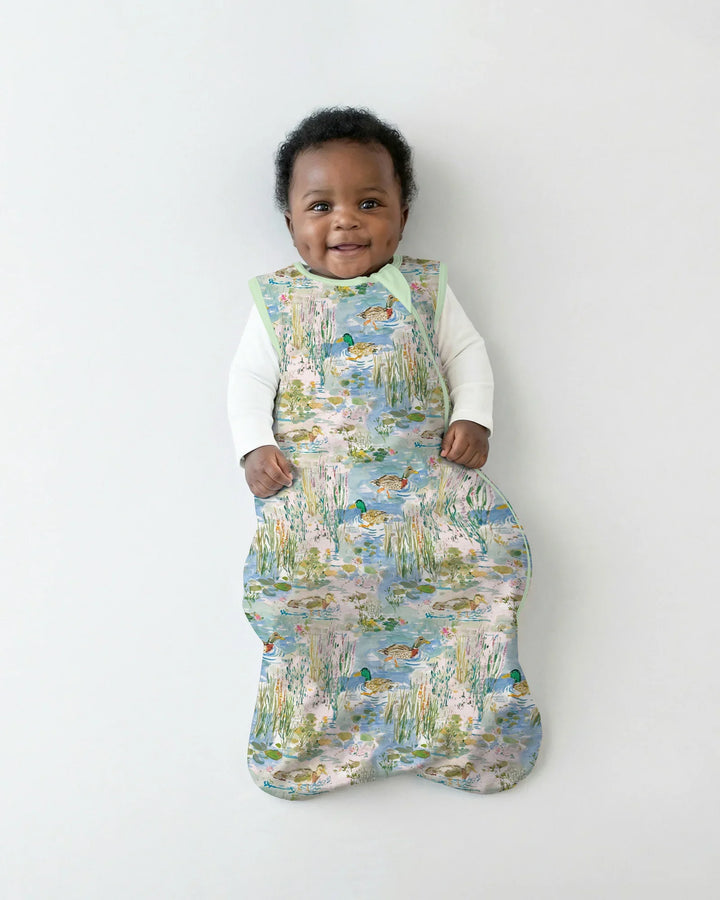 Watercolor Mallard Duck Bamboo Sleep Bag