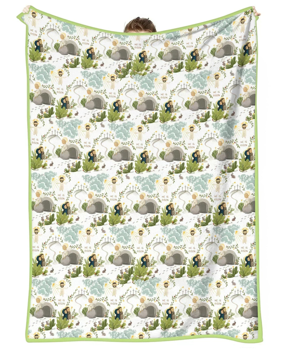 Matthew 28:1–8 He Is Risen Bamboo Blanket