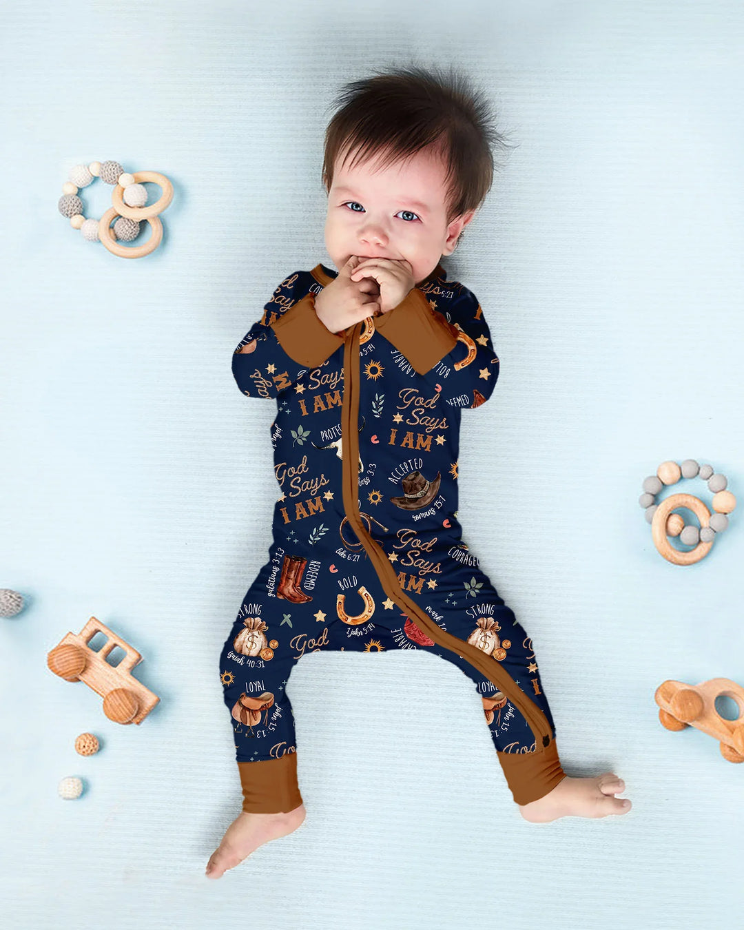God Says I Am Western Faith Bamboo Convertible Zippy