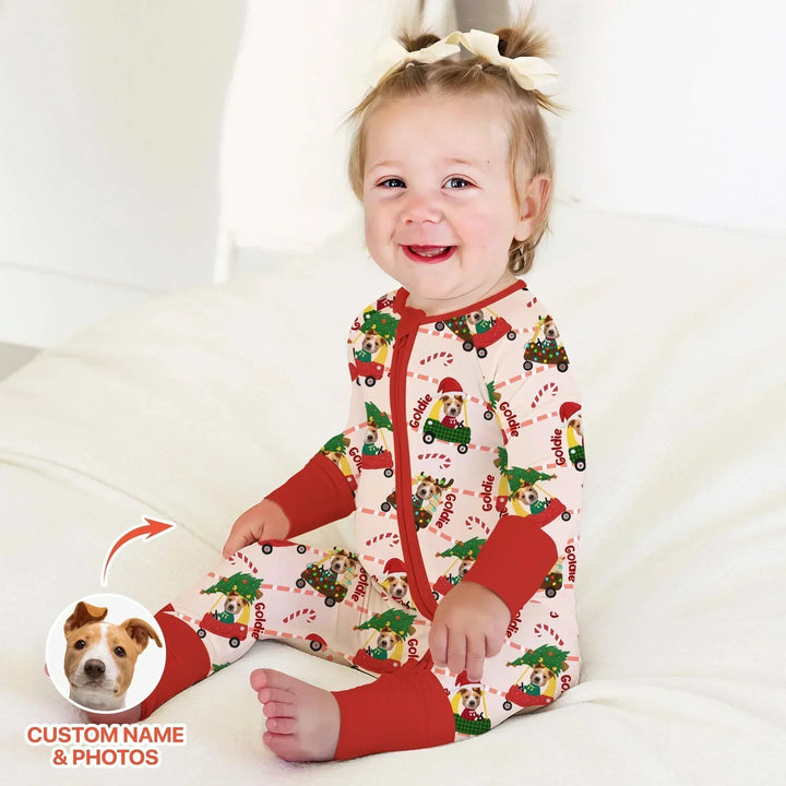 Custom Pet Photo Christmas Tikes Car Bamboo Convertible Zippy