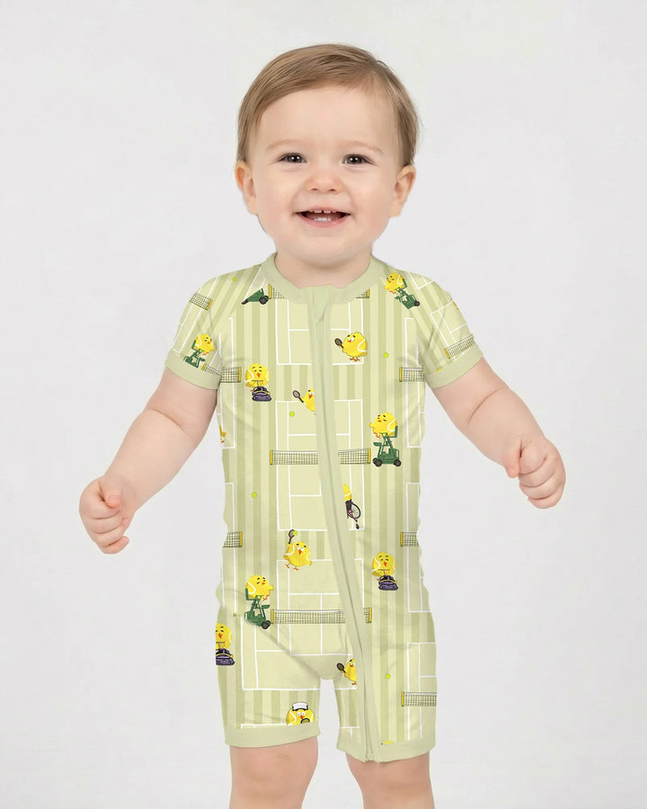 Tennis Bamboo Shorty Zippy