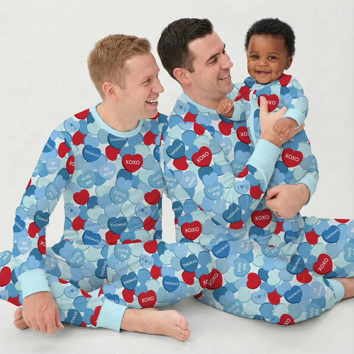 Valentine Candy Crush Family Matching Bamboo Women Pajama Set