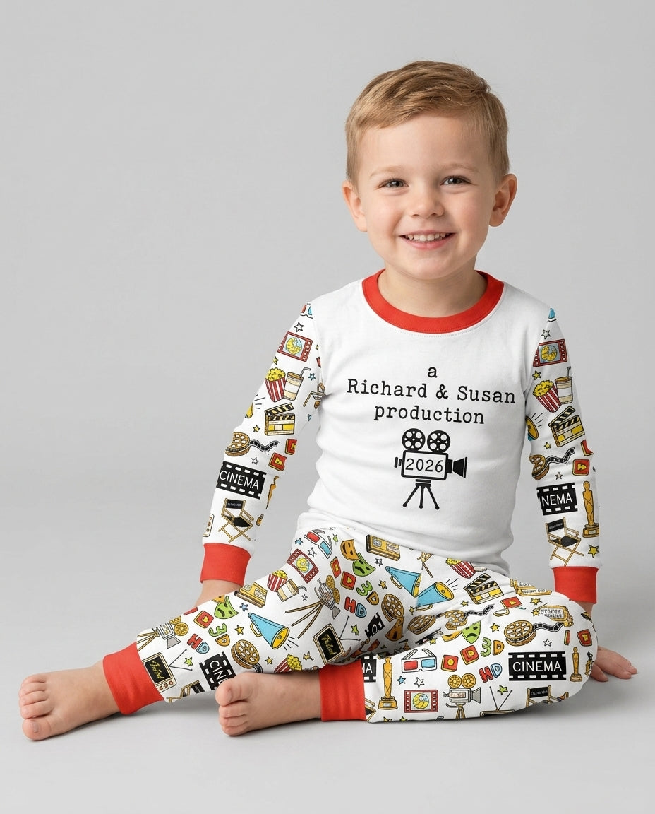 A Mom & Dad Production Bamboo Two Piece Long Sleeve Pajama Set