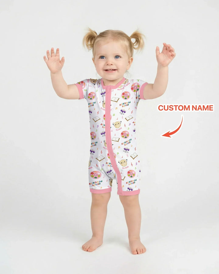 Custom Name Passover Afikoman Squad Bamboo Shorty Zippy