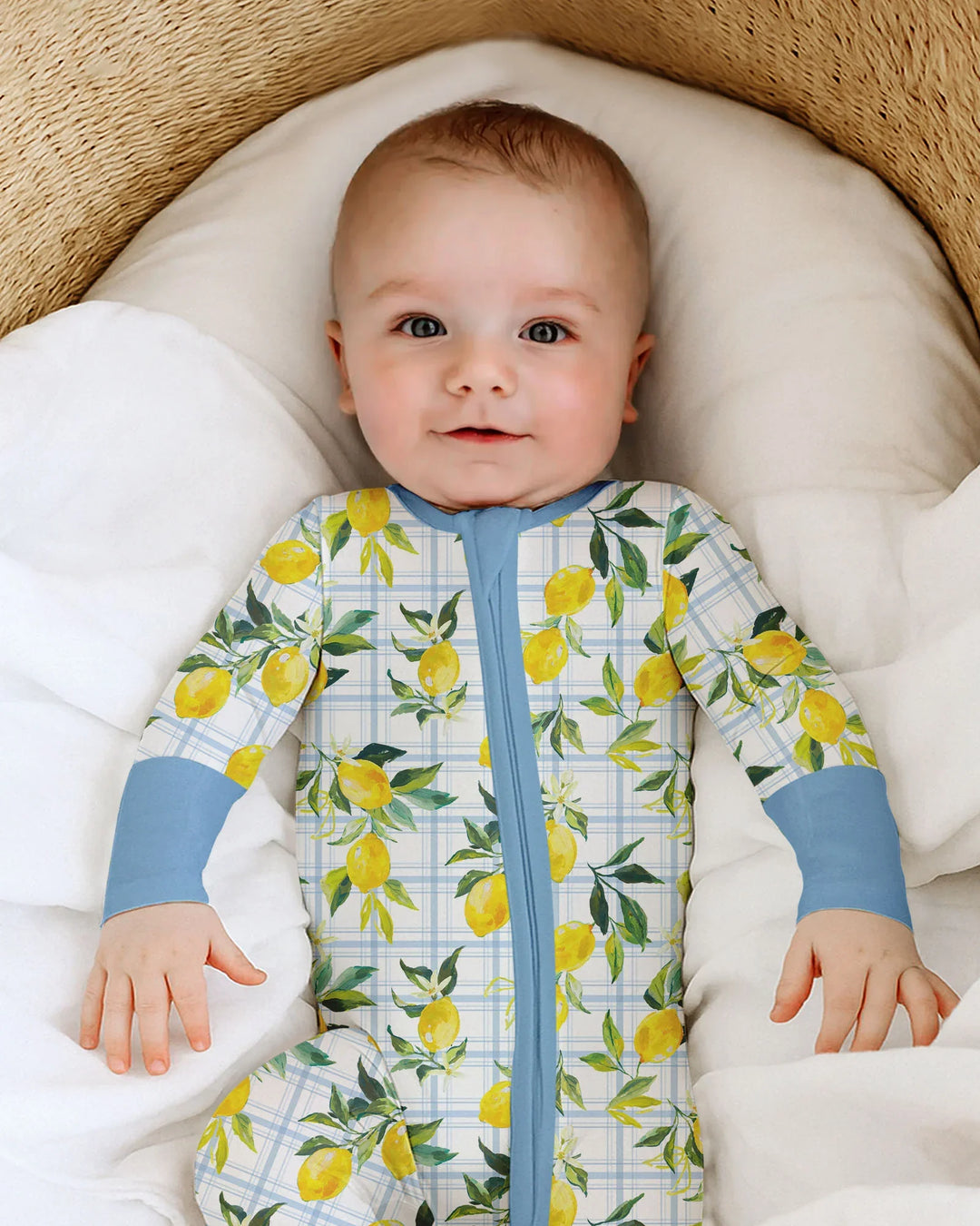 Mediterranean Lemons Family Matching Bamboo Convertible Zippy