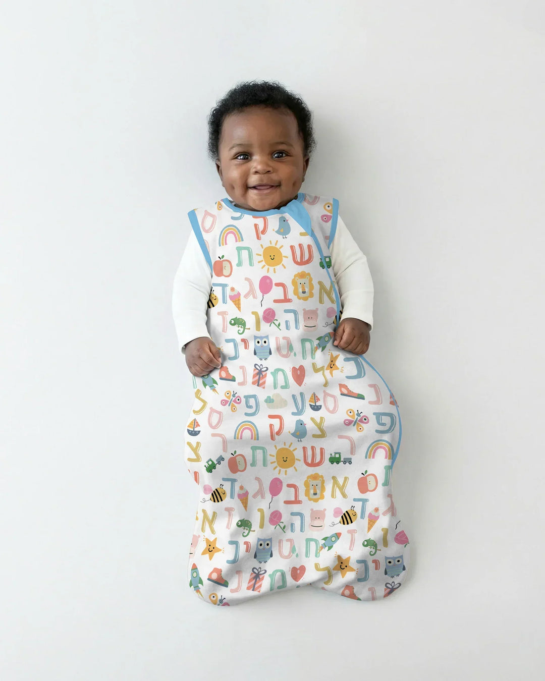 Hebrew Alphabet Bamboo Sleep Bag
