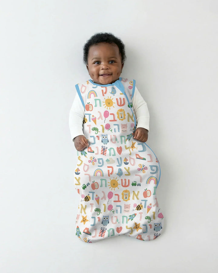 Hebrew Alphabet Bamboo Sleep Bag