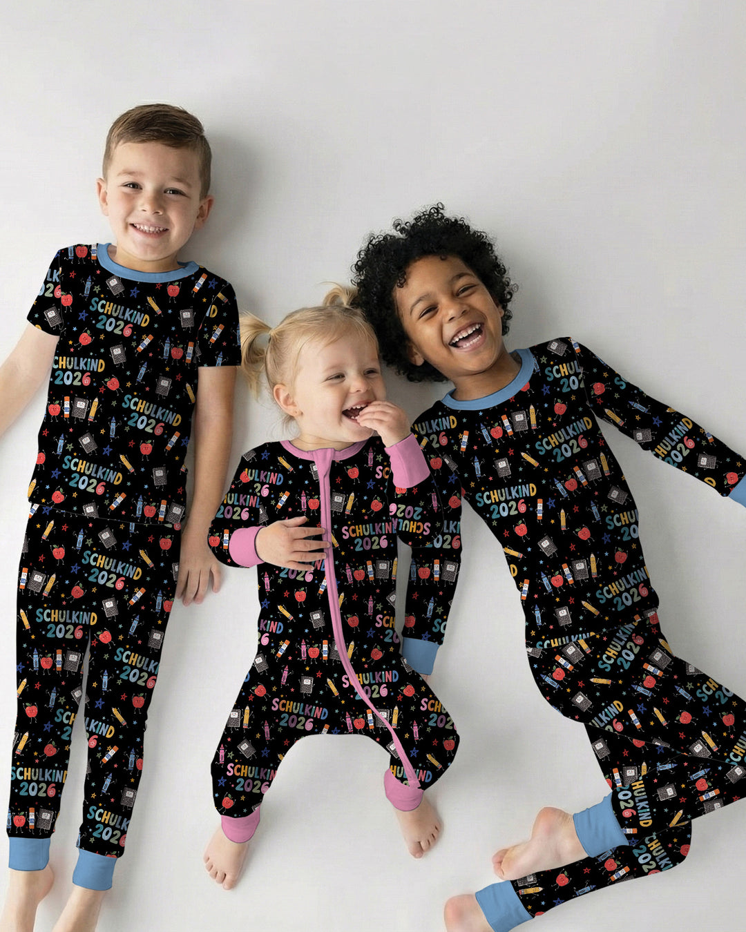First Day Fun 2026 Bamboo Two Piece Long Sleeve Pajama Set