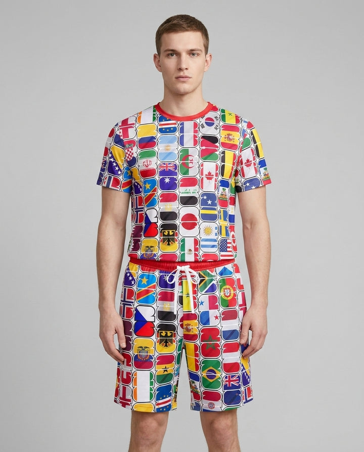 We Are 26 Family Matching Bamboo Men Short Sleeve Short Pajama Set