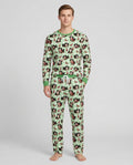 Holiday Bernese Mountain Christmas Dog Bamboo Men's Pajama Set