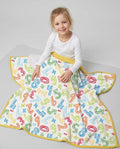 Math Doodles Bamboo Blanket