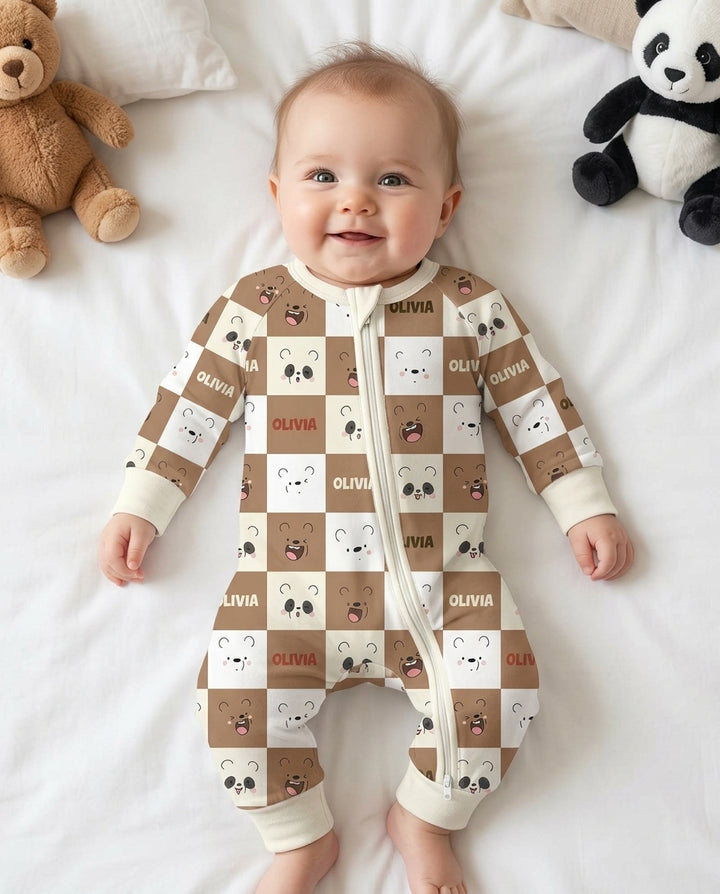 I Am Baby Bears Bamboo Convertible Zippy