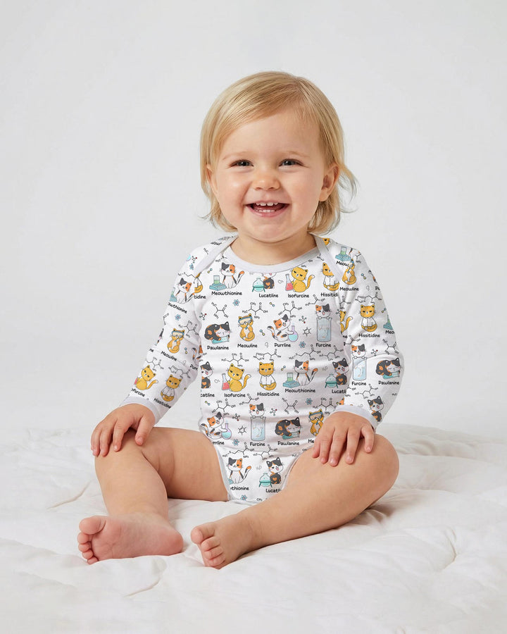 Biochemistry Cat Bamboo Bodysuit
