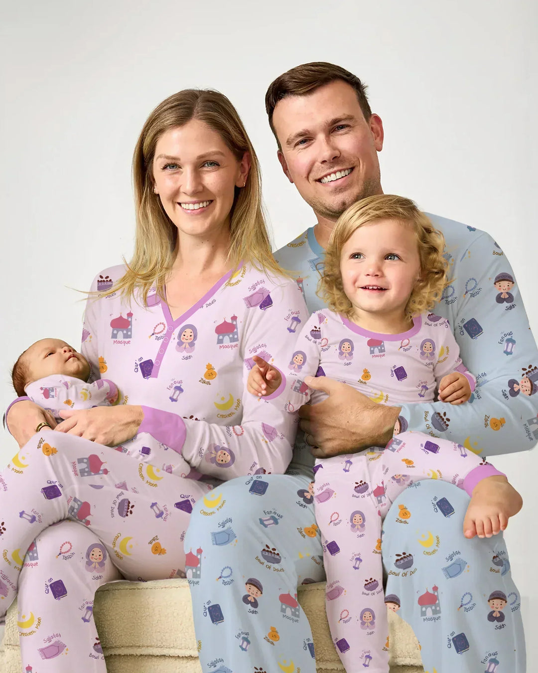 Cute Ramadhan Mubarak Bamboo Convertible Zippy