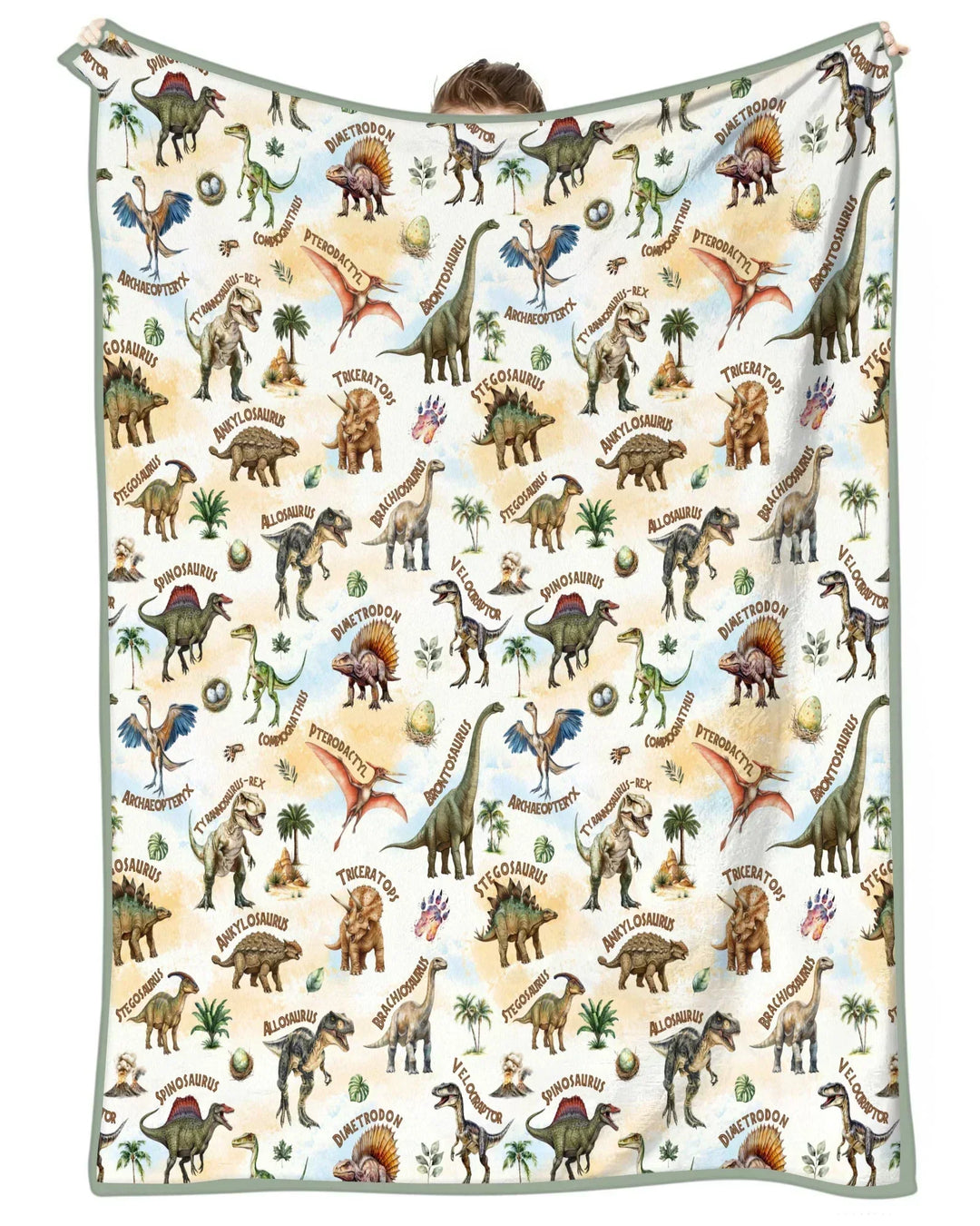 Dino Discovery Bamboo Blanket