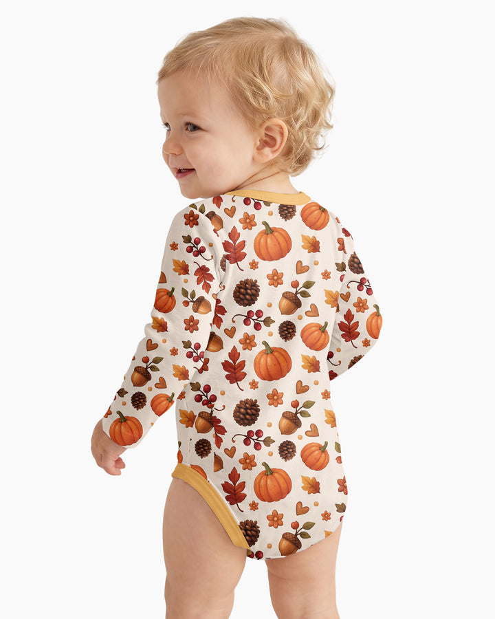 Cozy Hunny Bear Fall Bamboo Bodysuit