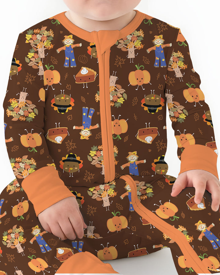 Thanksgiving Festive Bamboo Convertible Zippy