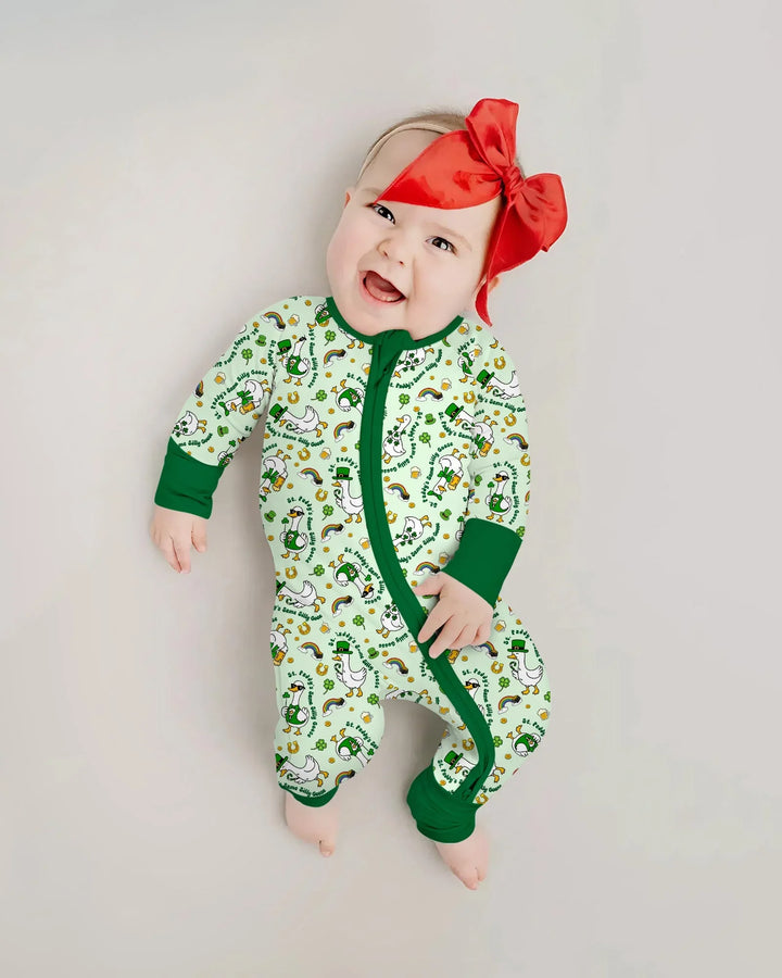 St. Patrick's Day Silly Goose Bamboo Convertible Zippy