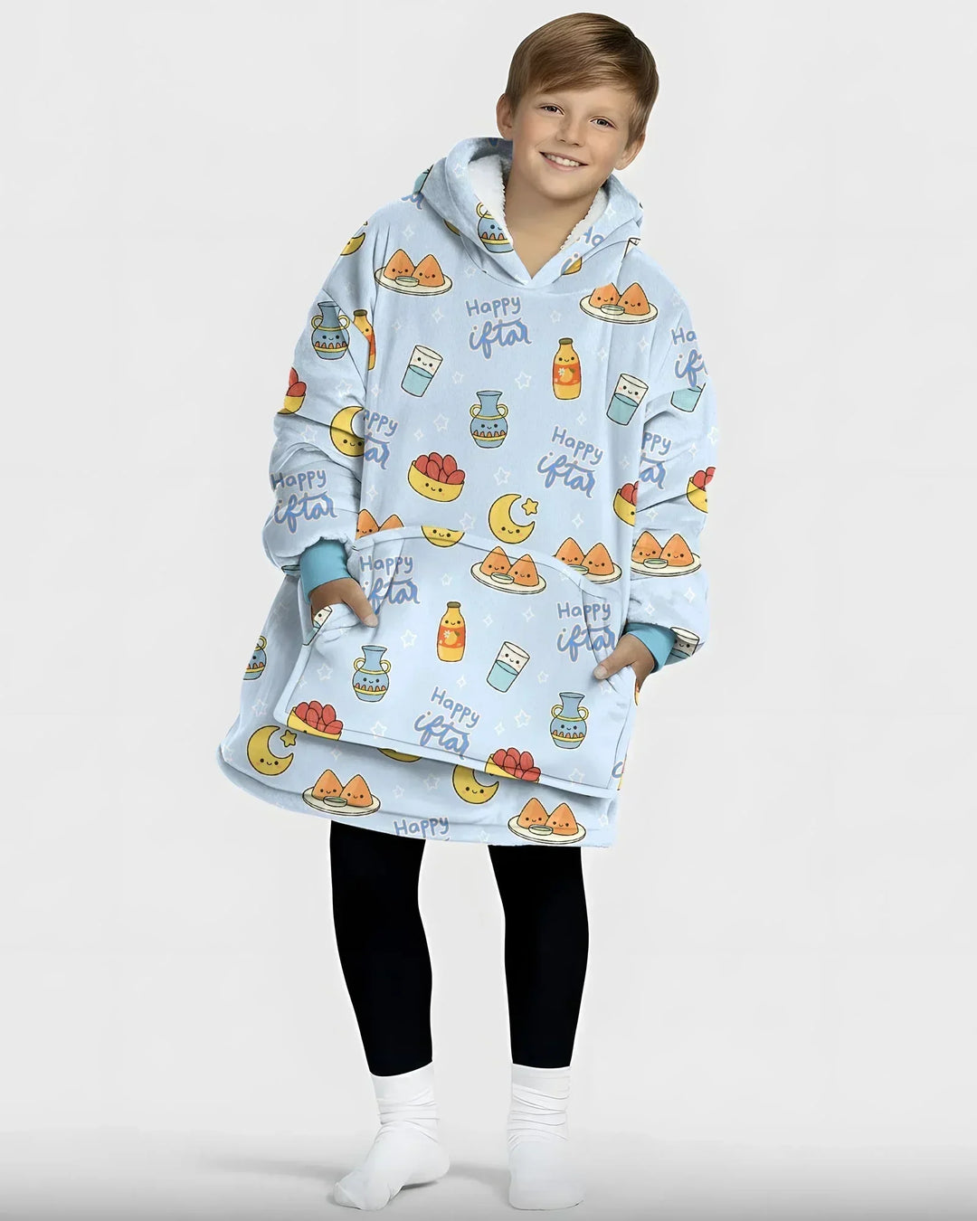 Iftar Party Wearable Bamboo Blanket Hoodie