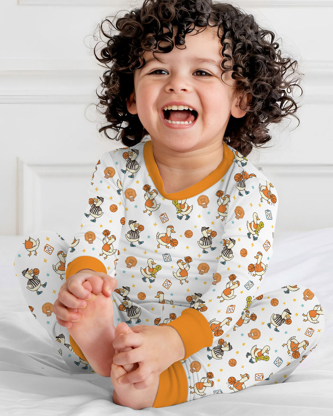 Template Bamboo Two Piece Long Sleeve Pyjamas Set