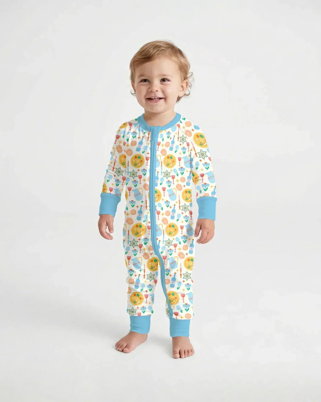 Pesach Sameach Matching Family Bamboo Convertible Zippy