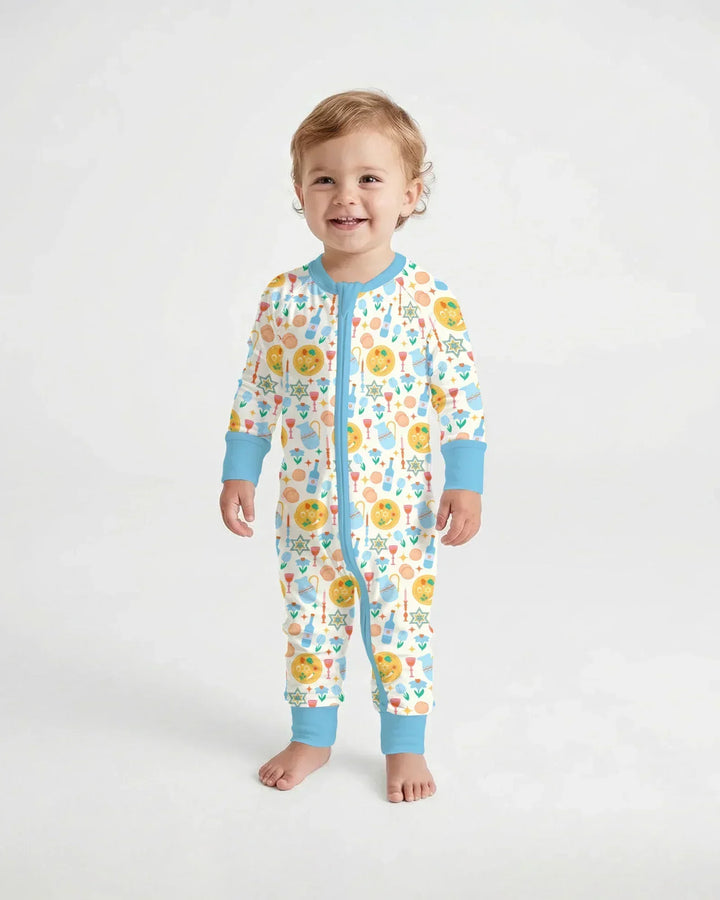 Pesach Sameach Matching Family Bamboo Convertible Zippy