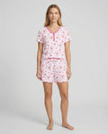 Love Makes Family Bamboo Women Short Sleeve Short Pajama Set