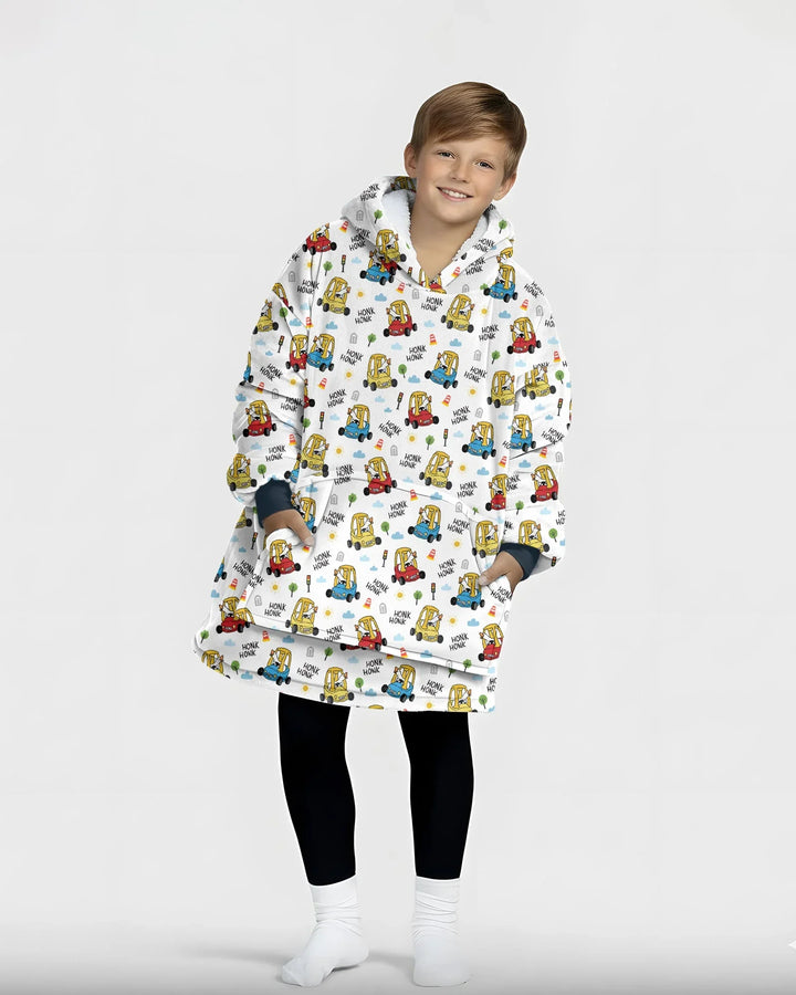 Honk Honk Silly Goose Wearable Bamboo Blanket Hoodie