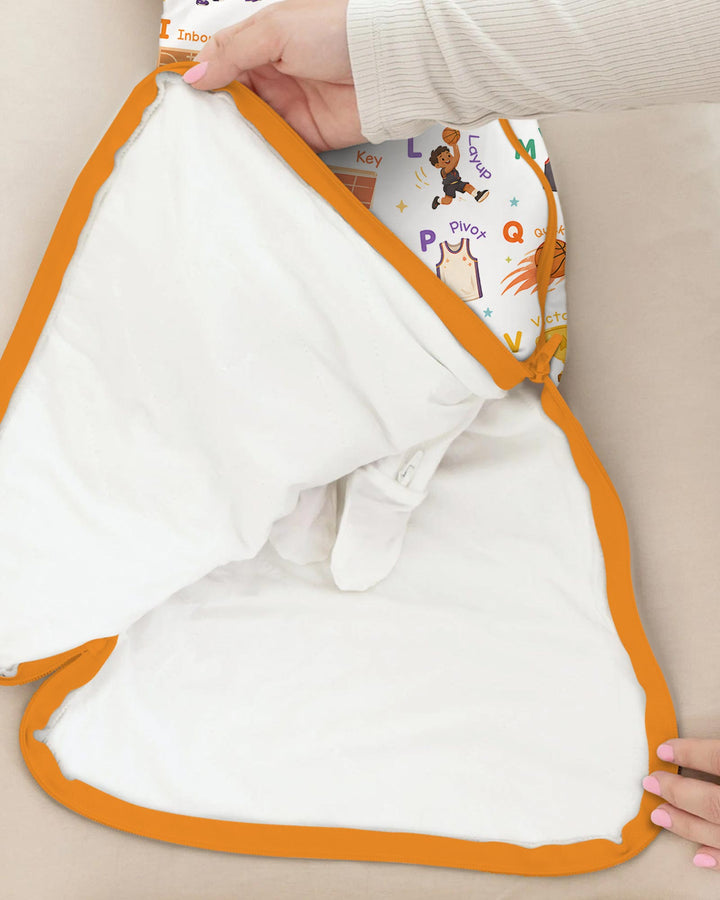 Basketball Alphabet Bamboo Sleep Bag