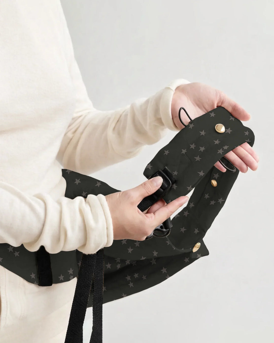 Midnight Minimal Star Scatter Baby Carrier