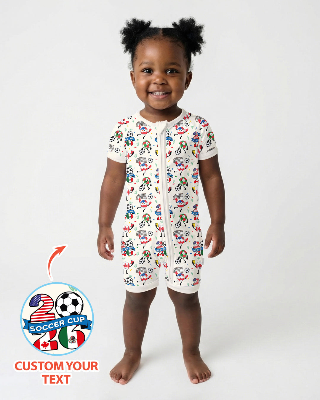 Soccer Squad 2026 Bamboo Shorty Zippy