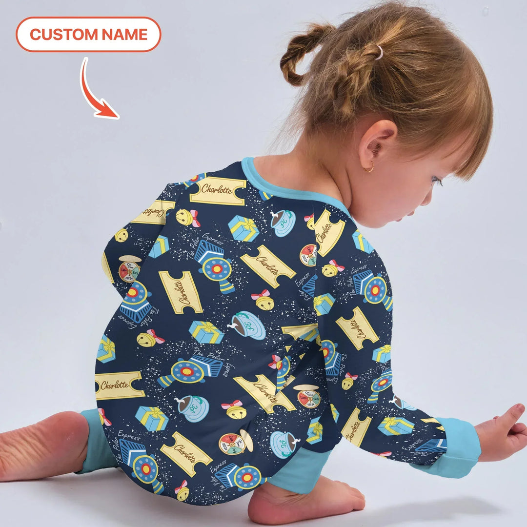 Express Train Christmas Bamboo Convertible Zippy