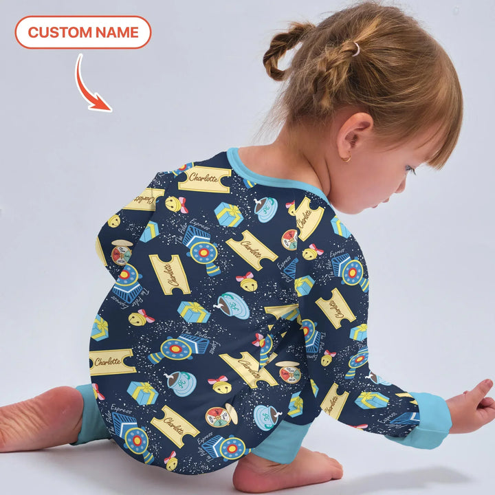 Express Train Christmas Bamboo Convertible Zippy