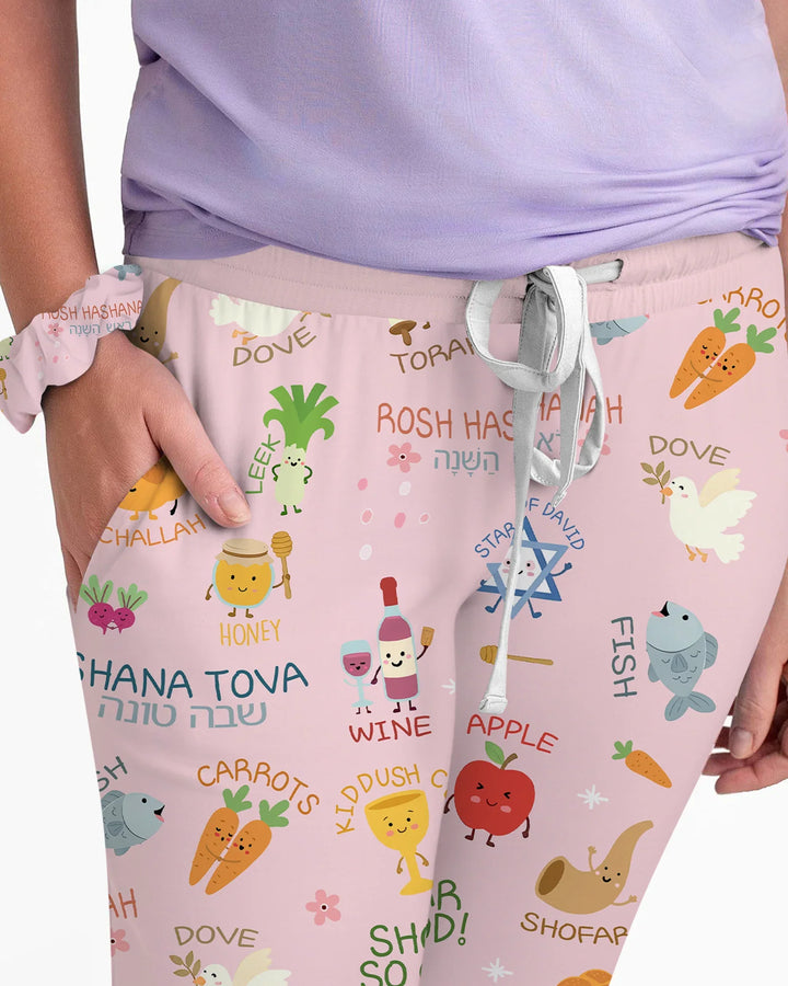 Family Rosh Hashanah Matching Bamboo Women Pajama Set