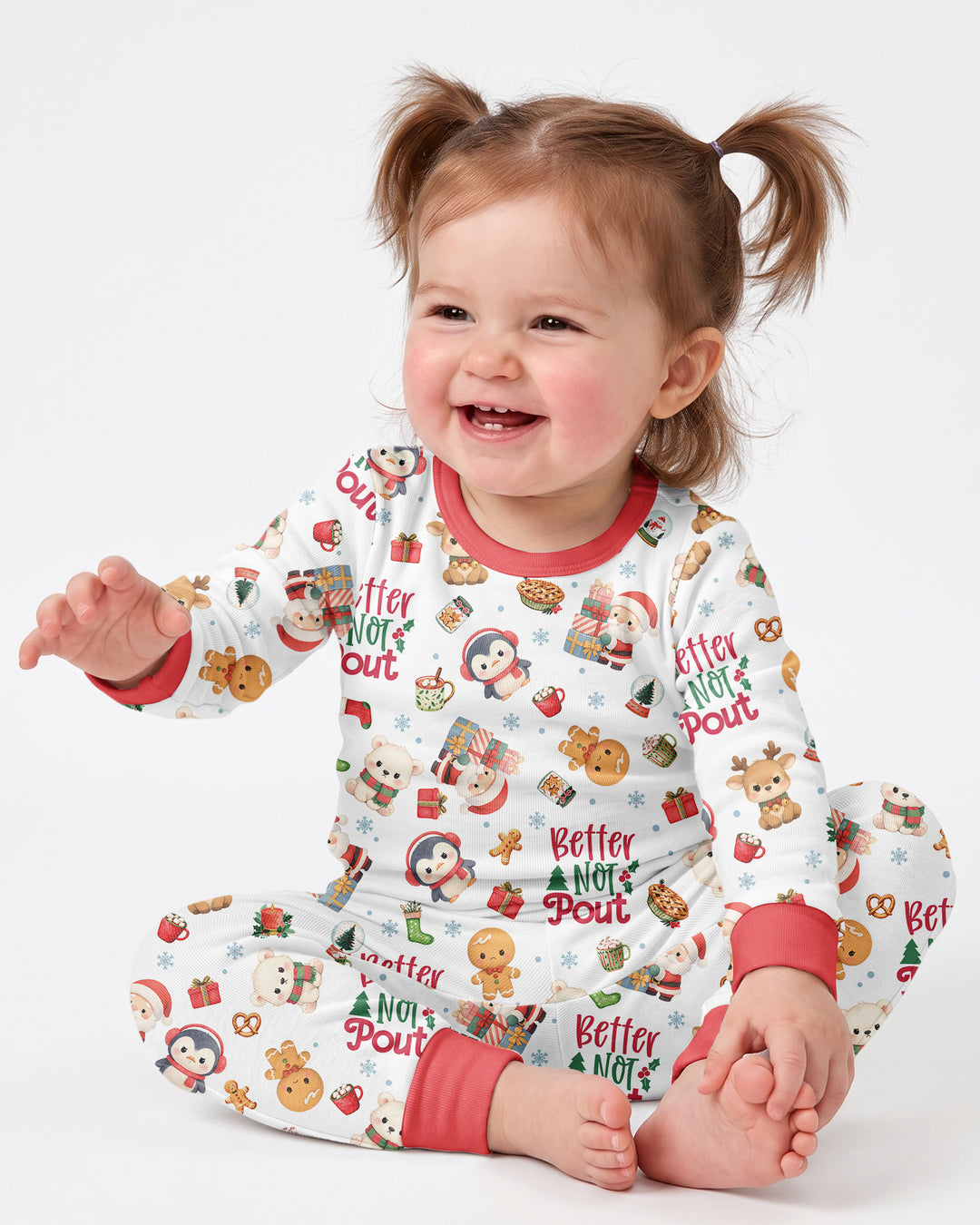 Better Not Pout Bamboo Two Piece Long Sleeve Pajama Set