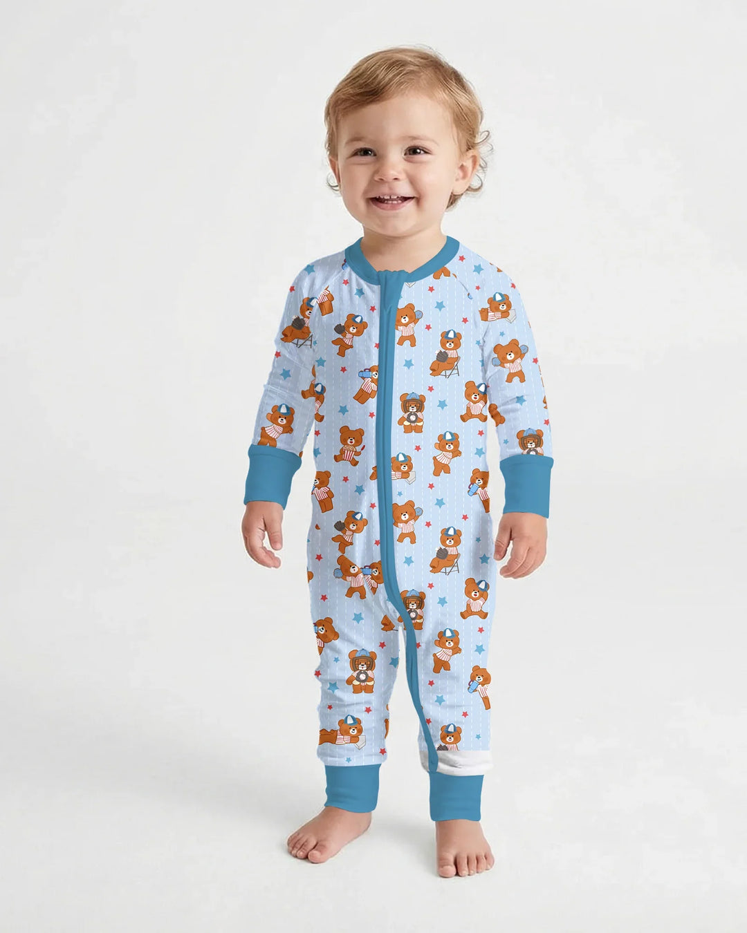 Born To Play Baseball Bamboo Convertible Zippy
