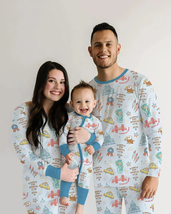 250 Years Of Freedom Bamboo Men's Pajama Set