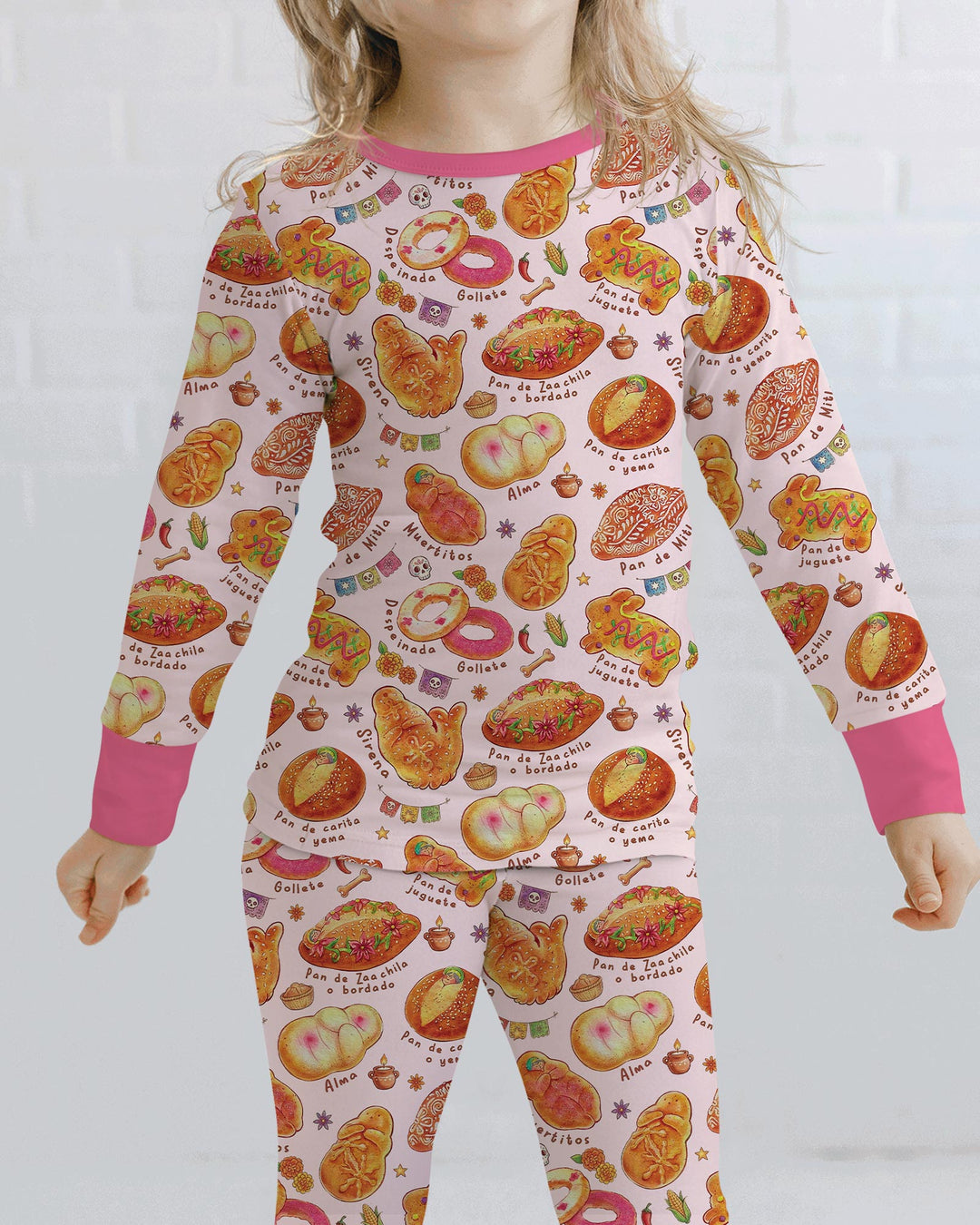 Pan Dulce Dreams Bamboo Two Piece Long Sleeve Pajama Set