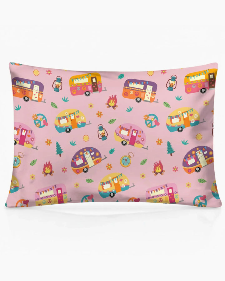 Happy Little Camper Bamboo Pillow Case