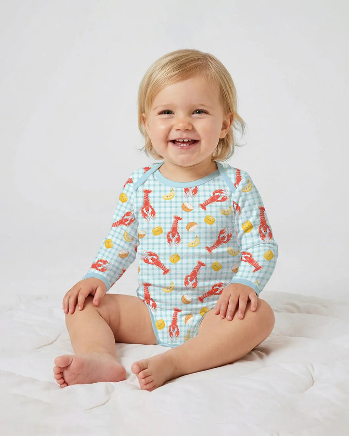 Preppy Crawfish Season Bamboo Bodysuit